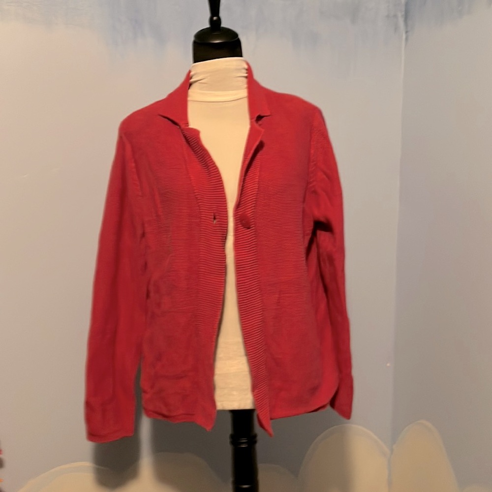Christopher&Banks pink cardigan sweater, size XL, $15